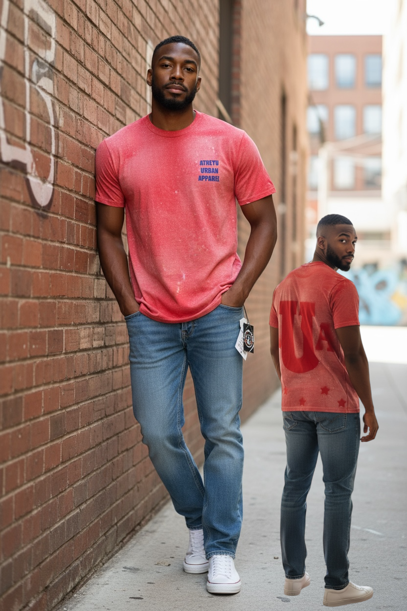 A.U.A BLEACHED T-SHIRT