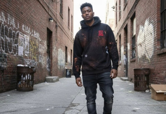 A.U.A BLEACHED HOODIE