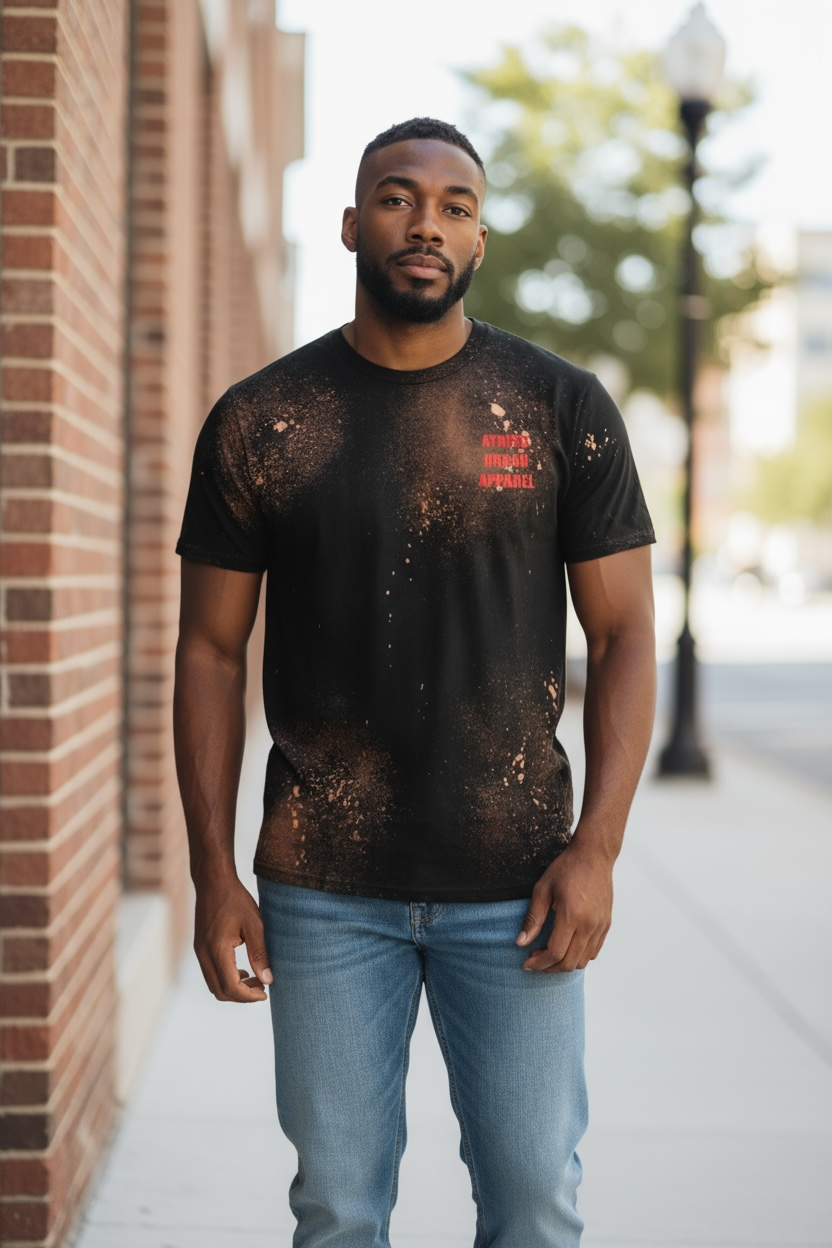 A.U.A BLEACHED T-SHIRT