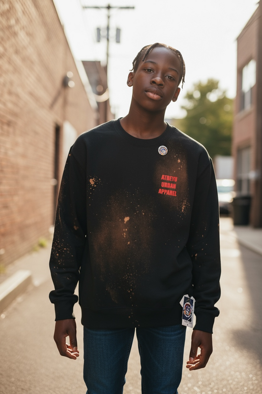 A.U.A BLEACHED SWEATSHIRT