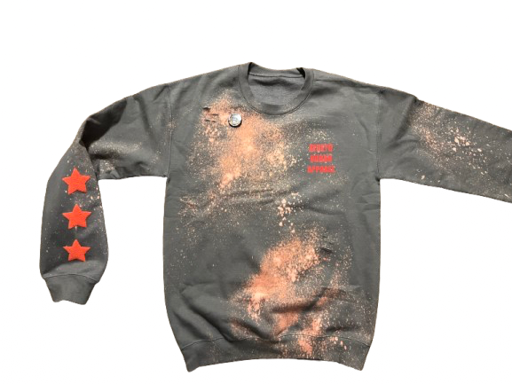 AUA BLEACH DYED SWEATSHIRT LIMITED EDITION